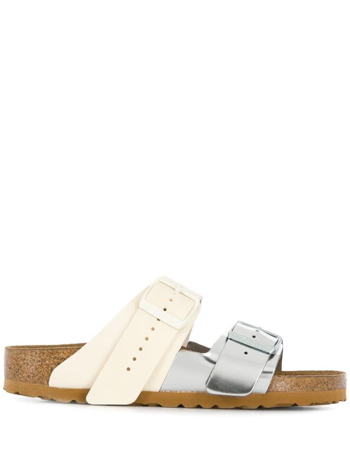 Rick Owens Buckle Slides - Neutrals