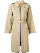 See By Chloé Belted Shirt Coat - Green
