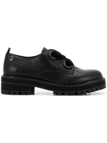 Liu Jo Pink Lace-up Shoes - Black