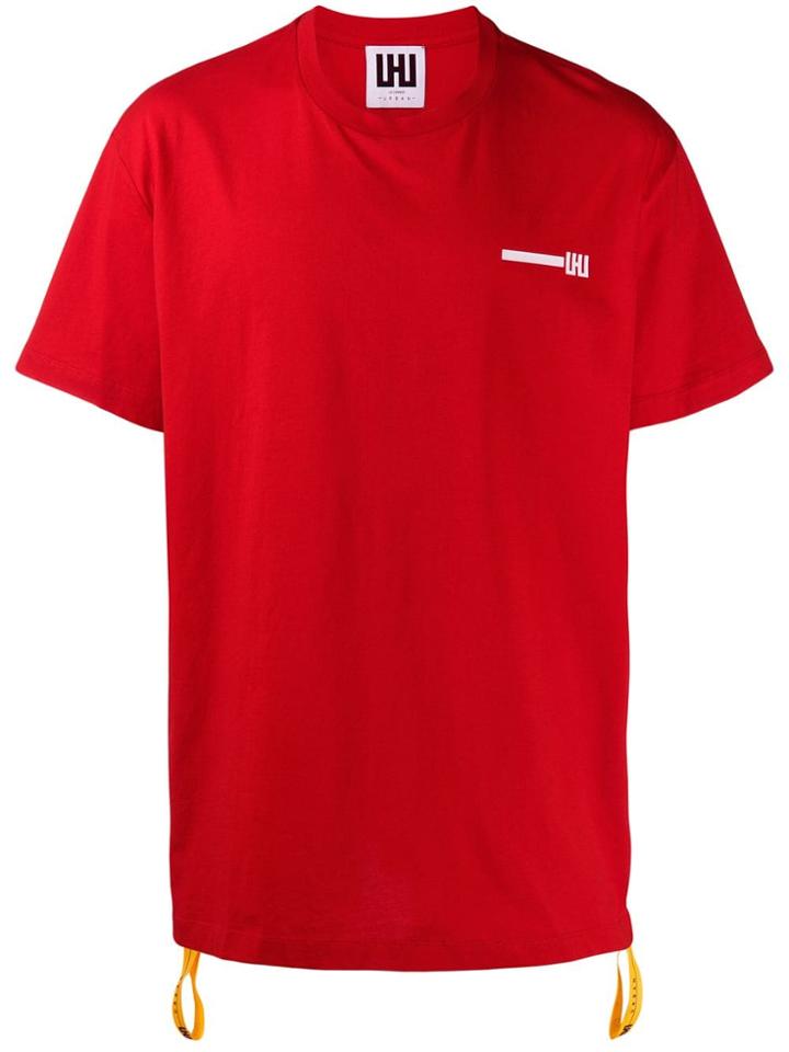 Les Hommes Chest Logo T-shirt - Red