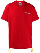 Les Hommes Chest Logo T-shirt - Red
