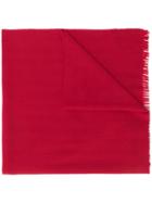 Altea Fringed Scarf - Red