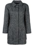 Chanel Vintage Boucle Coat, Women's, Size: 40, Black