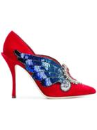 Dolce & Gabbana Love Heart Pumps - Red