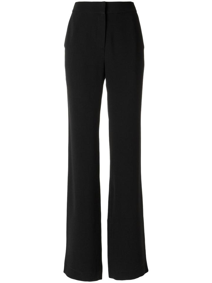 Andrea Marques - Straight Trousers - Women - Acetate/viscose - 36, Women's, Black, Acetate/viscose