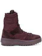 Yeezy Suede Panel Military Boots - Pink