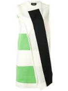 Calvin Klein 205w39nyc Asymmetric Stripe Dress - Green
