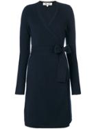 Dvf Diane Von Furstenberg Plunge Wrap Dress - Blue