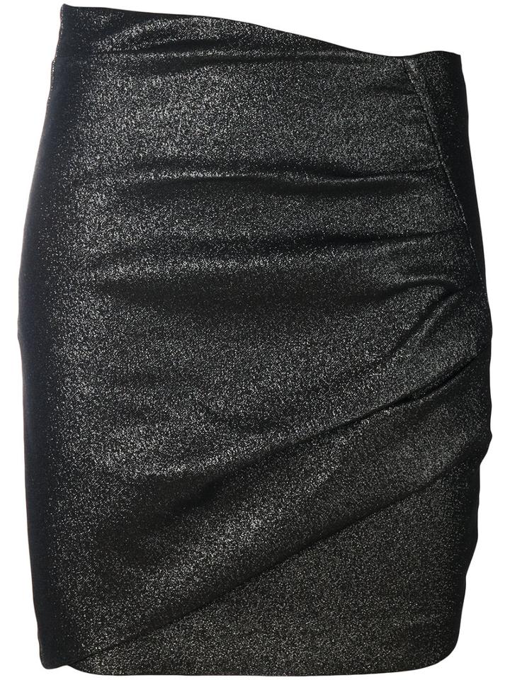 Iro - Gathered Mini Skirt - Women - Cotton/polyester/viscose - 38, Grey, Cotton/polyester/viscose