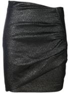 Iro - Gathered Mini Skirt - Women - Cotton/polyester/viscose - 38, Grey, Cotton/polyester/viscose