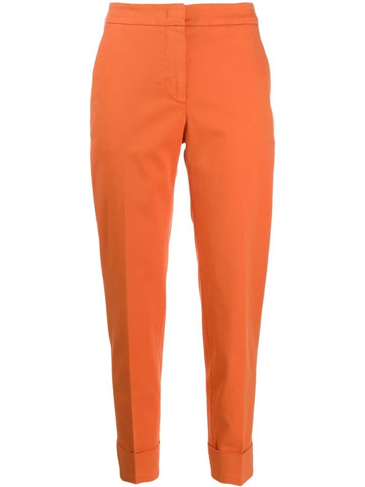 Pt01 High-waisted Trousers - Orange