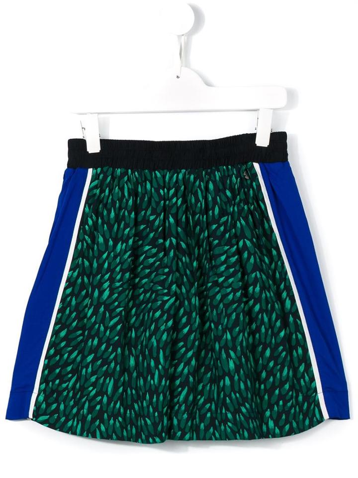 Kenzo Kids Patterned Casual Skirt, Girl's, Size: 16 Yrs, Green