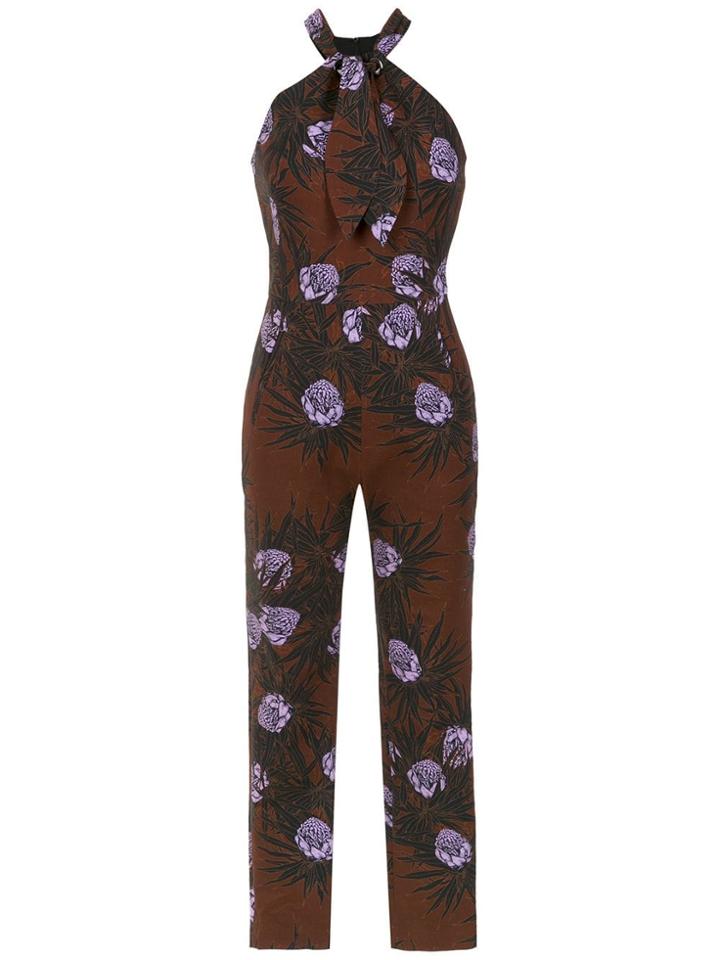 Andrea Marques Printed Jumpsuit - Multicolour