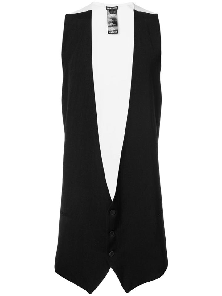 Ann Demeulemeester Longline Waistcoat - Black