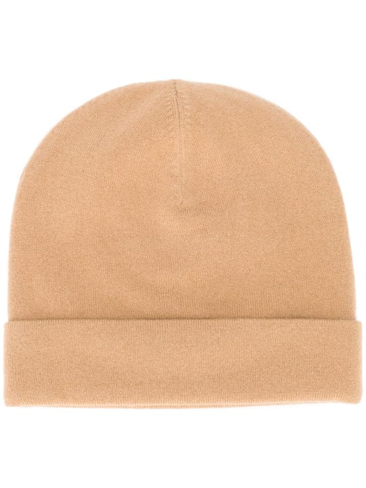 Joseph Knitted Beanie Hat - Brown