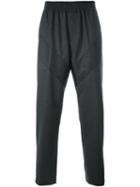 Givenchy Panelled Relaxed Trousers, Men's, Size: 48, Grey, Cotton/polyamide/polyester/wool