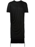 Tom Rebl Draped Detail Long T-shirt