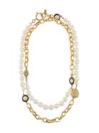 Chanel Vintage Pearl Link Necklace