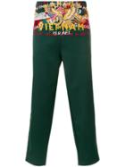 Doublet Embroidered Track Pants - Green