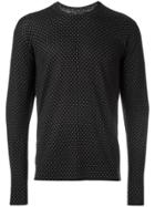 Dolce & Gabbana Micro Dots Jumper - Black