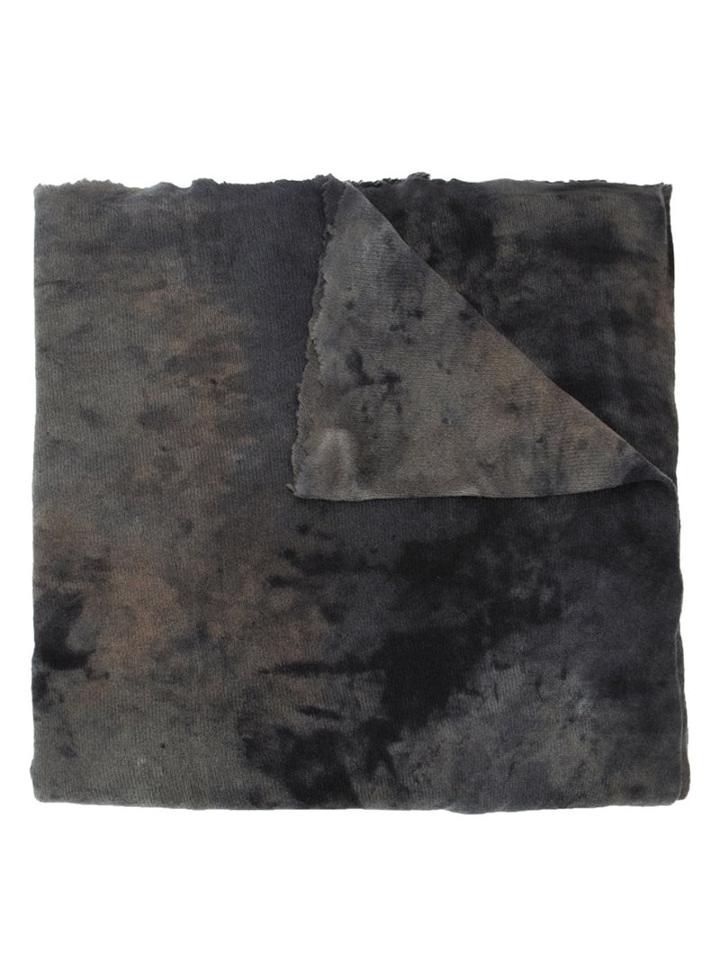 Avant Toi Tie-dye Scarf, Women's, Black, Cashmere