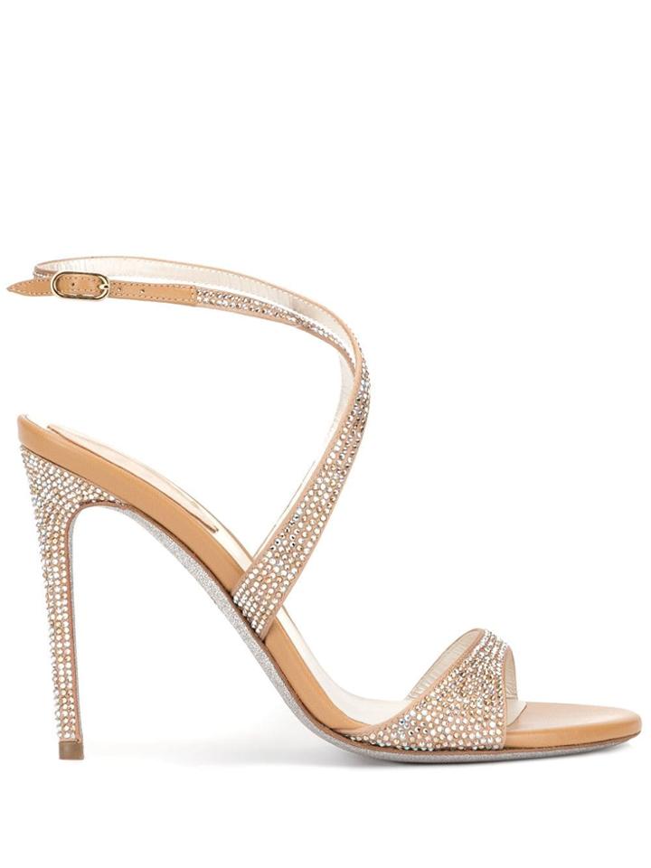 René Caovilla Krisabrita Sandals - Brown
