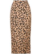 Dvf Diane Von Furstenberg Tailored Midi Pencil Skirt - Brown