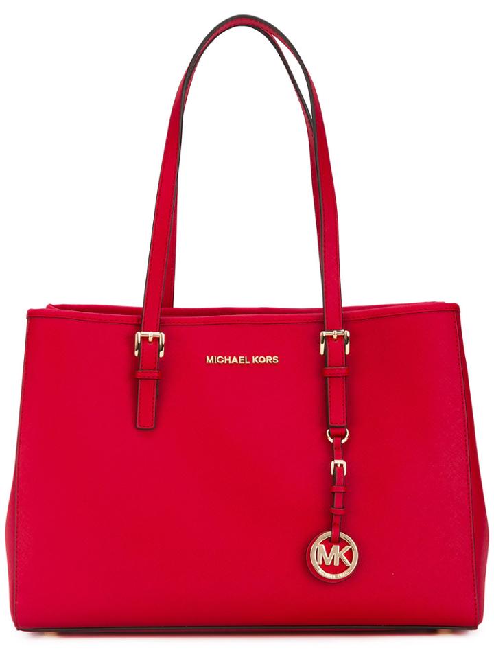 Michael Michael Kors Jet Set Travel Tote - Red