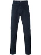 Versace Mantas Fit Jeans, Men's, Size: 30, Blue, Cotton/spandex/elastane/polyester
