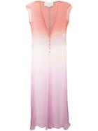 Esteban Cortazar Gradient Effect Cover-up - Orange