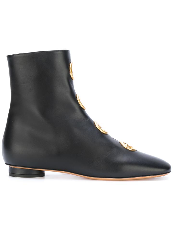 Valentino Valentino Garavani Eyelet Boots - Black
