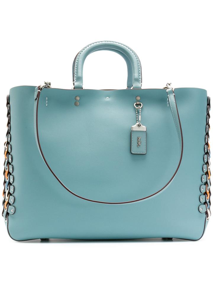 Coach Large Rogue Tote - Blue