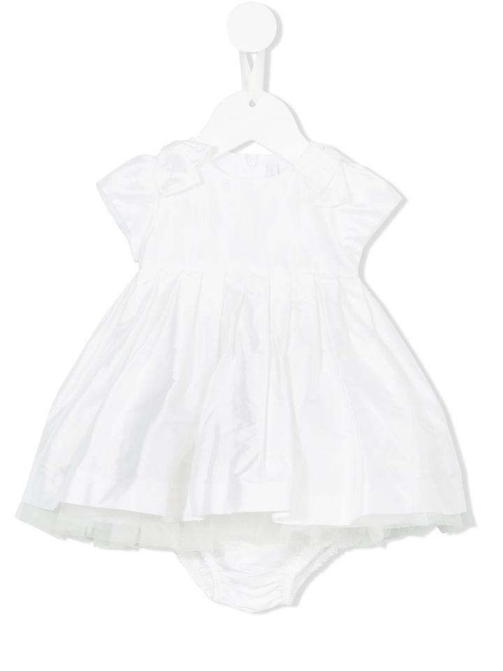 Il Gufo - Pleated Trim Dress - Kids - Silk/cotton/polyamide - 6 Mth, White