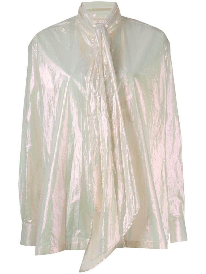 Christopher Kane Iridescent Diamond Shirt - Neutrals