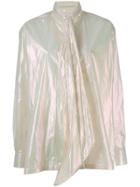 Christopher Kane Iridescent Diamond Shirt - Neutrals