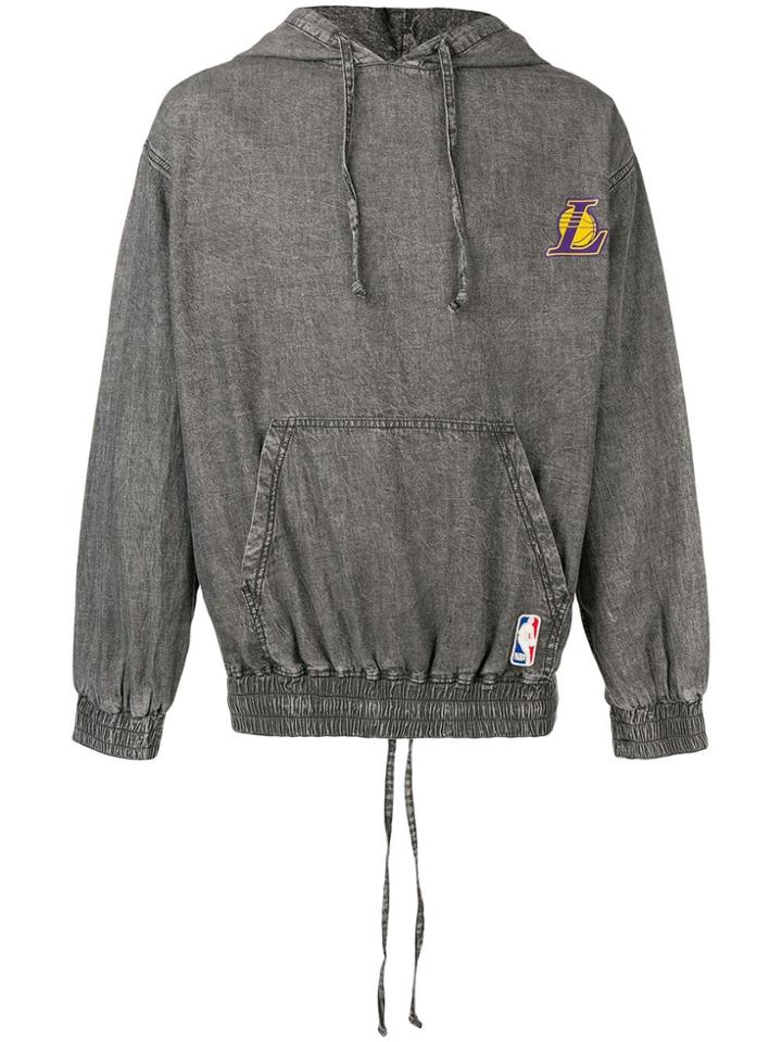 Marcelo Burlon County Of Milan La Lakers Hoodie - Grey