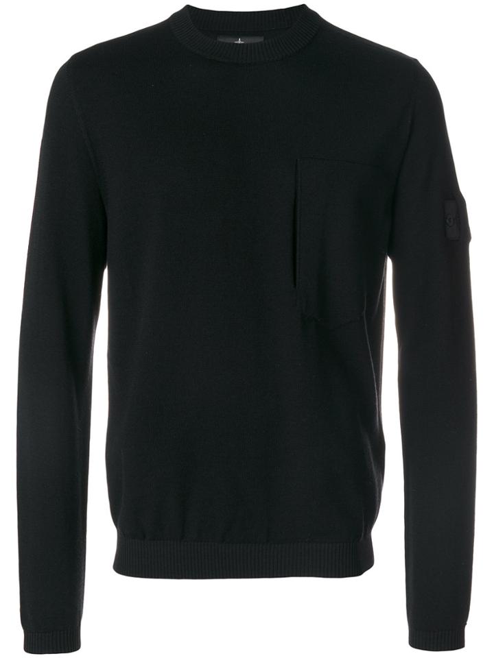 Stone Island Shadow Project Crew Neck Sweater - Black