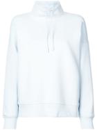 Vince Drawstring Neck Hoodie - Blue