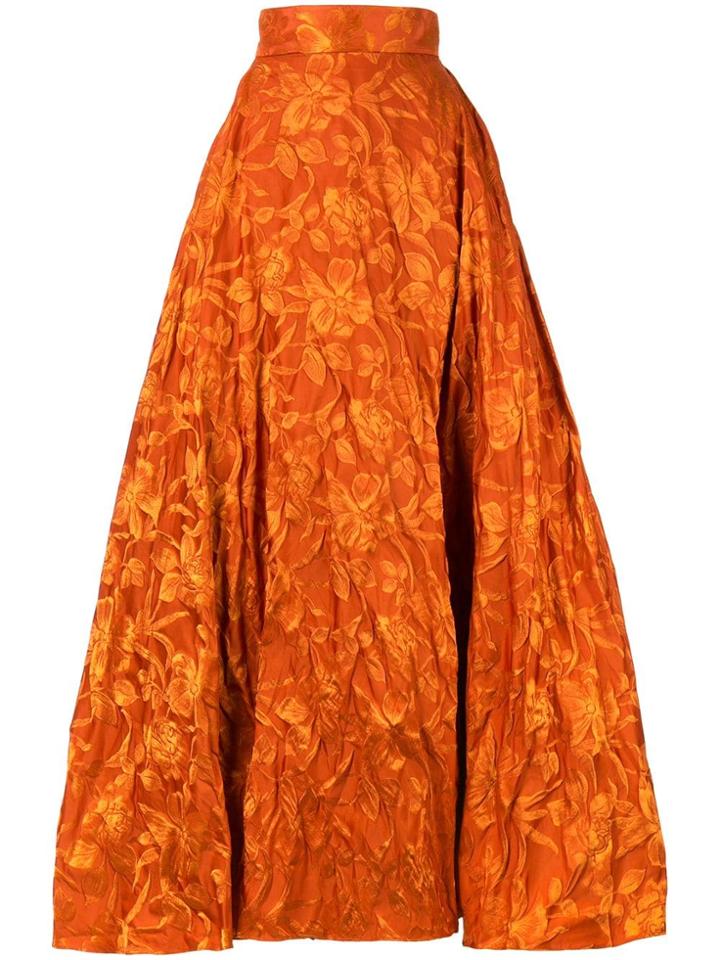 Bambah Roses Maxi Skirt - Orange
