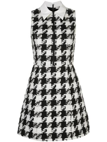 Alice+olivia Ellis Zip Front Dress - White