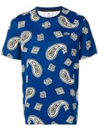 Lacoste Paisley Print T-shirt - Blue