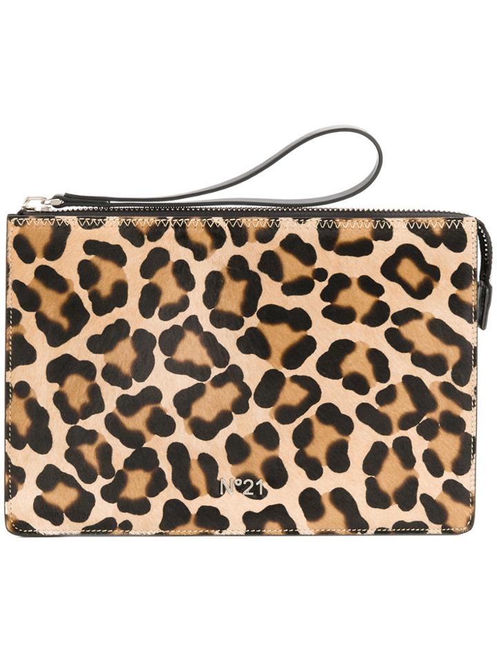 No21 Animal Print Clutch - Multicolour