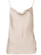 Theory Draped Neck Top - Nude & Neutrals