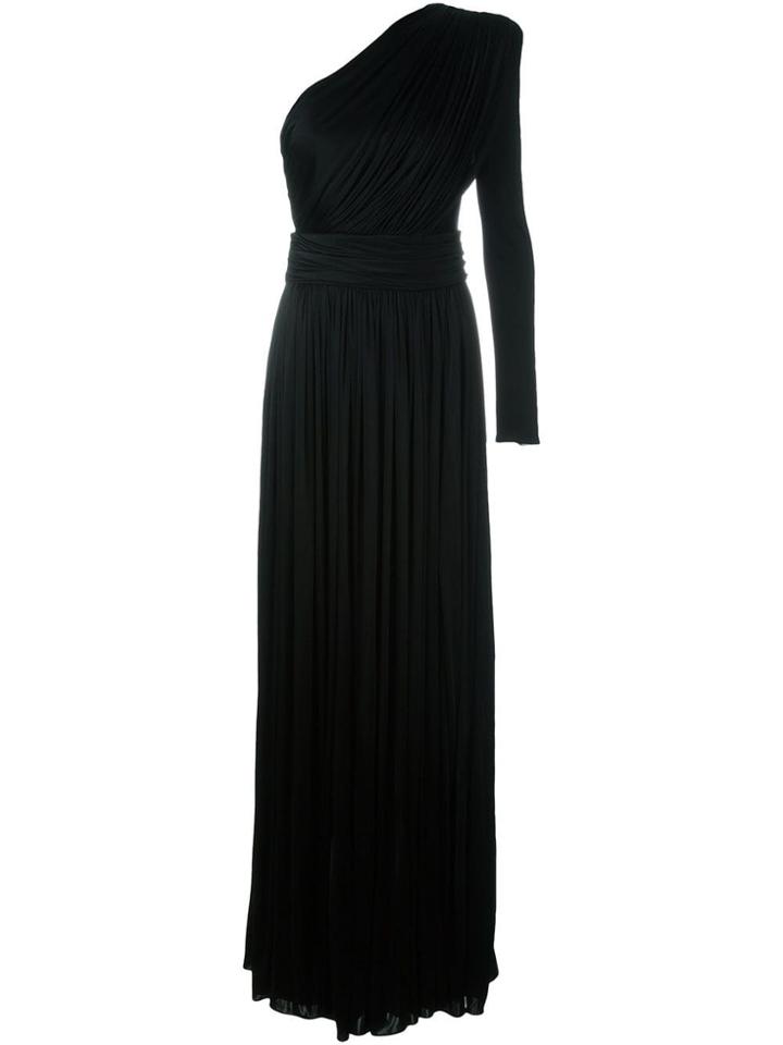 Fausto Puglisi One Shoulder Gown - Black