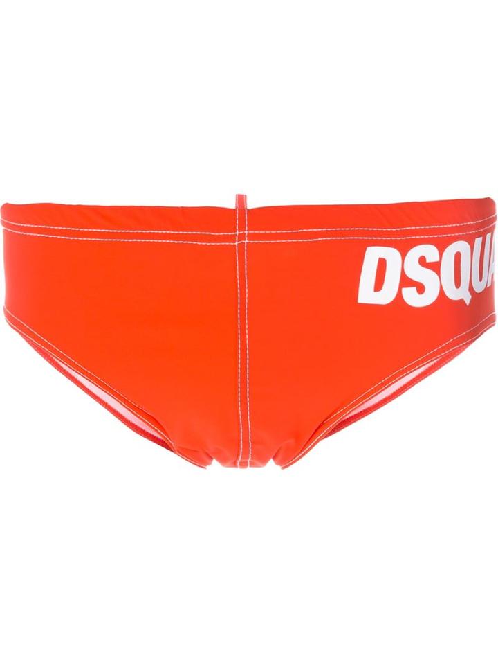 Dsquared2 Logo Print Swimming Trunks
