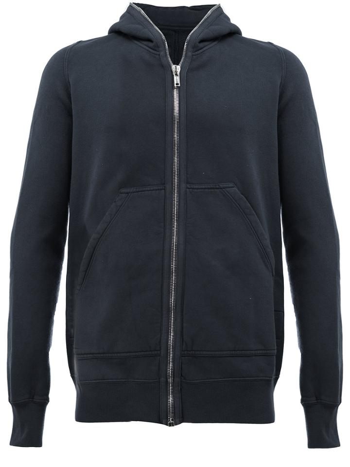 Rick Owens Drkshdw Zip Up Hoodie - Blue
