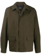 Ps Paul Smith Zipped Fitted Jacket - Green
