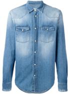 Dondup Denim Shirt, Men's, Size: Small, Blue, Cotton