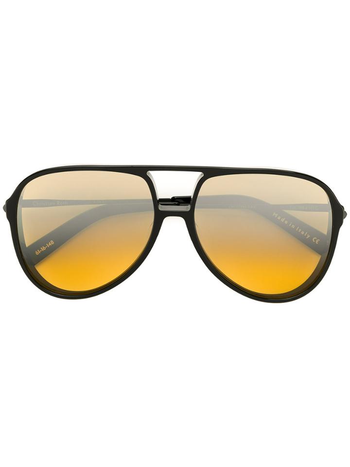 Christian Roth Eyewear Armer Sunglasses - Black