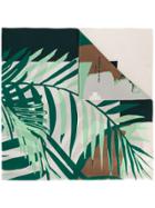 Sonia Rykiel Palm Print Scarf - Green